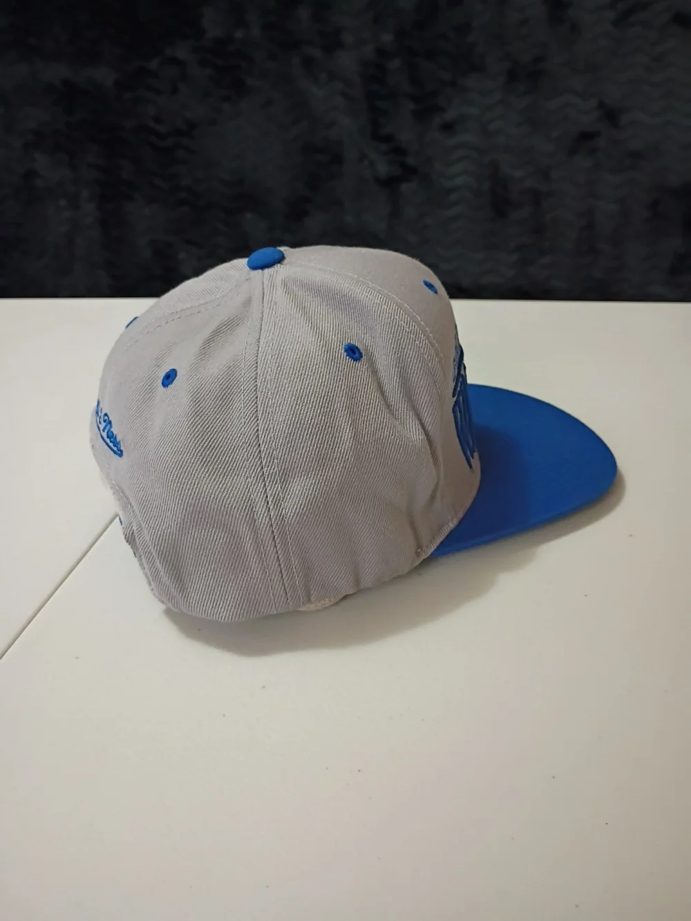 Golden State Warriors Grey and Blue Embroidered Snapback